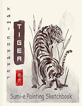 Sumi-e Painting: Blank Drawing Book, Master the meditative art of Japanese brush painting. Beautiful ink painting using Japanese brushwork