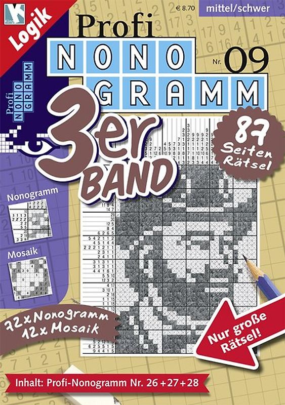Profi-Nonogramm 3er-Band Nr. 9