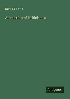 Atomistik und Kriticismus