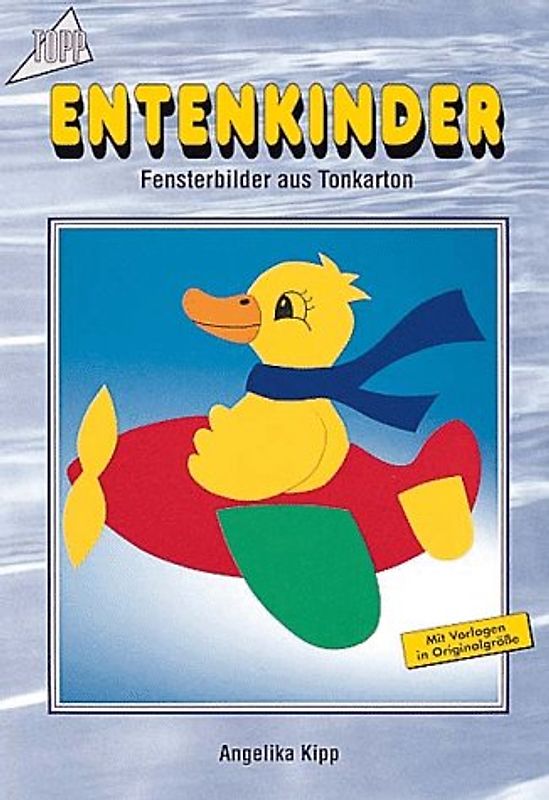 Entenkinder. Fensterbilder aus Tonkarton