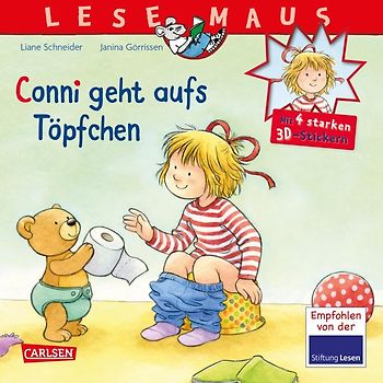 LESEMAUS: Sonderausgabe Conni geht aufs Töpfchen