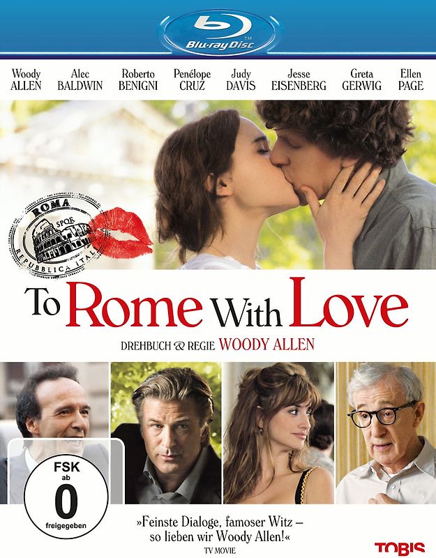To Rome with Love Blu-ray Disc