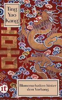 Blumenschatten hinter dem Vorhang