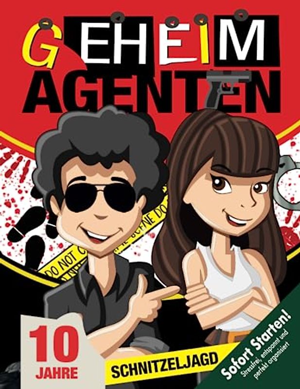 Geheimagenten Schatzsuche für Spionageliebhaber ab 10 Jahren: Diese Schnitzeljagd entführt kleine Agenten in eine Welt kniffliger Rätsel, Geheimnisse und Spiele. (Bravo Schatzsuche)