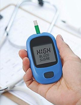 Blutzucker Tagebuch: für Diabetiker zur täglichen Messung von Blutdruck, Blutzucker, Insulin ♦ großzügiges A4+ Format ♦ Motiv: Messgerät 5