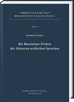 Die Bacmeister-Proben der kleineren uralischen Sprachen