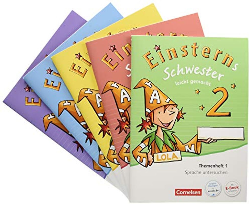 Einsterns Schwester - Sprache und Lesen - Neubearbeitung: 2. Schuljahr - Leicht gemacht: Themenhefte 1-4 und Projektheft mit Schuber. ... und Lesen - Zu Ausgabe 2015 und Ausgabe 2022)