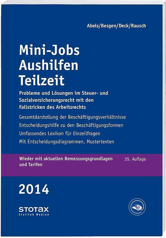 Mini-Jobs, Aushilfen, Teilzeit 2014