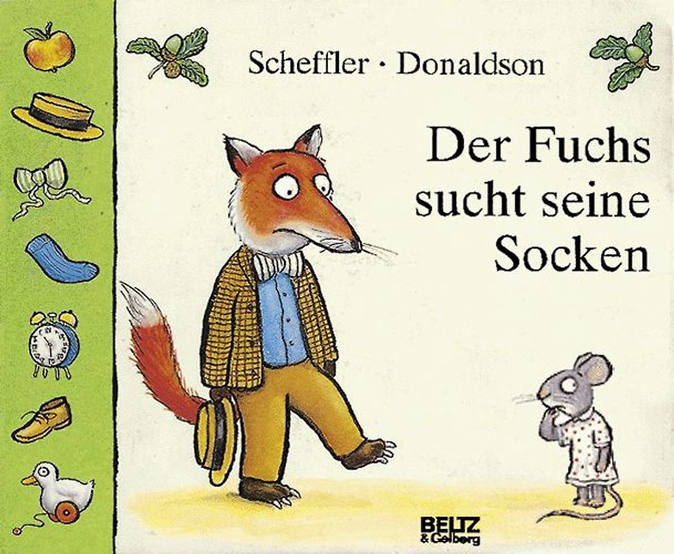 Der Fuchs sucht seine Socken. Papp- und Klapp-Bilderbuch