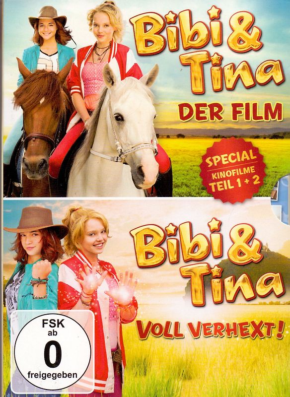 Bibi und Tina Kinofilm Teil 1 & 2 DVD