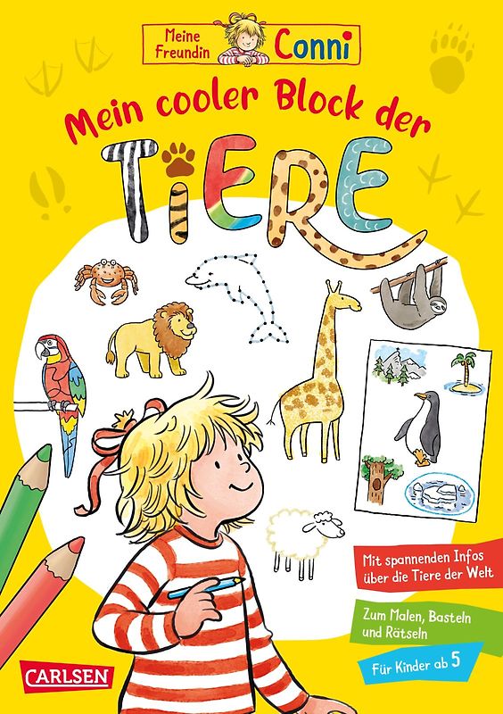 Conni Gelbe Reihe (Beschäftigungsbuch): Mein cooler Block der Tiere