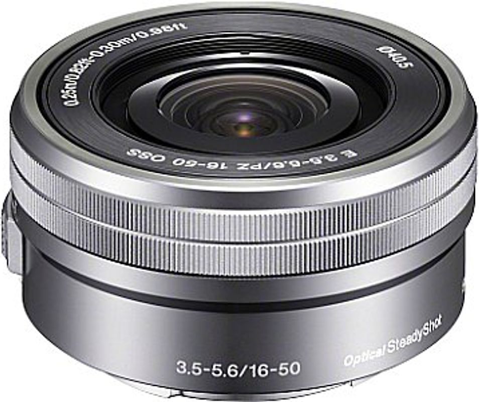 Sony E 16-50 mm F3.5-5.6 OSS PZ 40,5 mm Objectif (adapté à Sony E-mount) argent