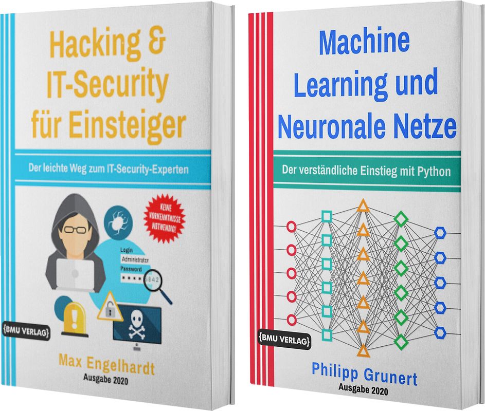 Hacking & IT-Security für Einsteiger + Machine Learning und Neuronale Netze (Hardcover)