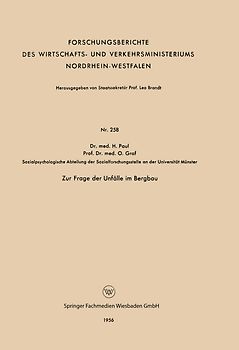 Zur Frage der Unfälle im Bergbau