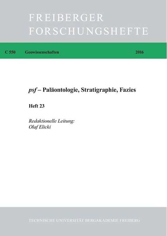 Paläontologie, Stratigraphie, Fazies / psf - Paläontologie, Stratigraphie, Facies