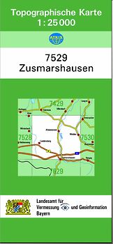 TK25 7529 Zusmarshausen