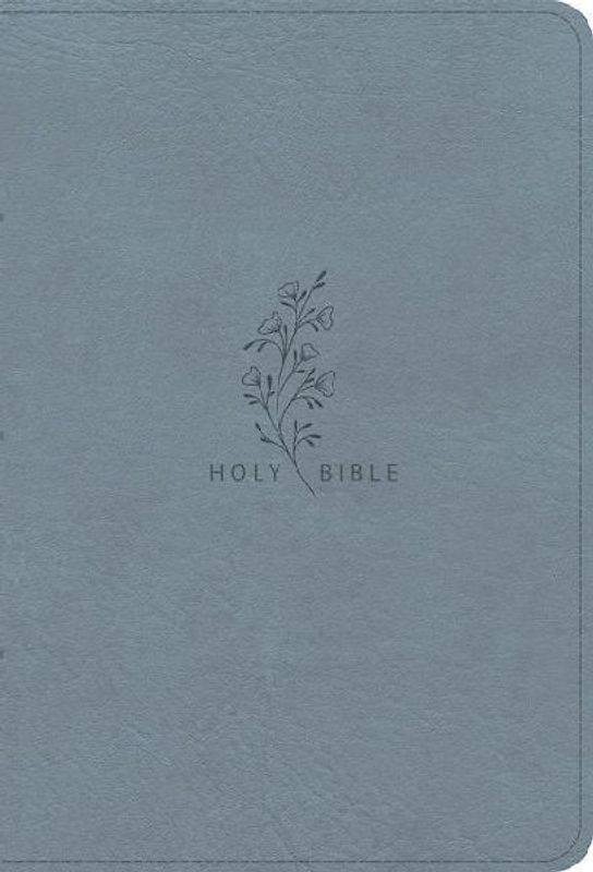 CSB Giant Print Reference Bible, Optimal Type, Digital Study Edition, Weathered Blue Leathertouch