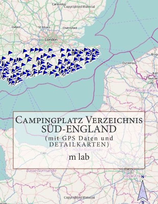Campingplatz Verzeichnis SÜD-ENGLAND ( mit GPS Daten und DETAILKARTEN) - lab, m