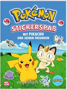 Pokémon Activity-Buch: Stickerspaß mit Pikachu und seinen Freunden