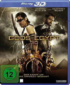 Gods of Egypt [Blu-ray 3D, 2 Discs] 3D Blu-ray Disc