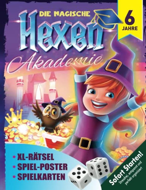 Hexen Abenteuer Schatzsuche Kindergeburtstag ab 6 Jahren: Macht die magische Hexenakademie unsicher, holt euch das Elite-Hexenarmband und findet den Schatz! (Bravo Schatzsuche)