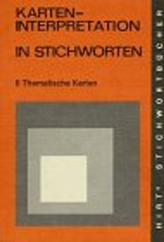 Hirts Stichwortbücher, Karteninterpretation