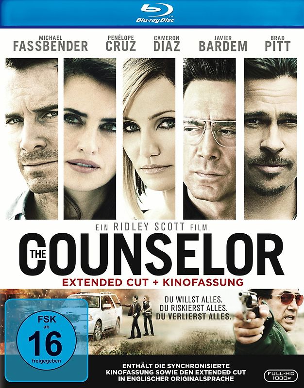 The Counselor Blu-ray Disc