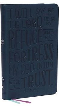 KJV Holy Bible: Thinline Youth Edition, Teal Leathersoft, Red Letter, Comfort Print: King James Version (Verse Art Cover Collection)
