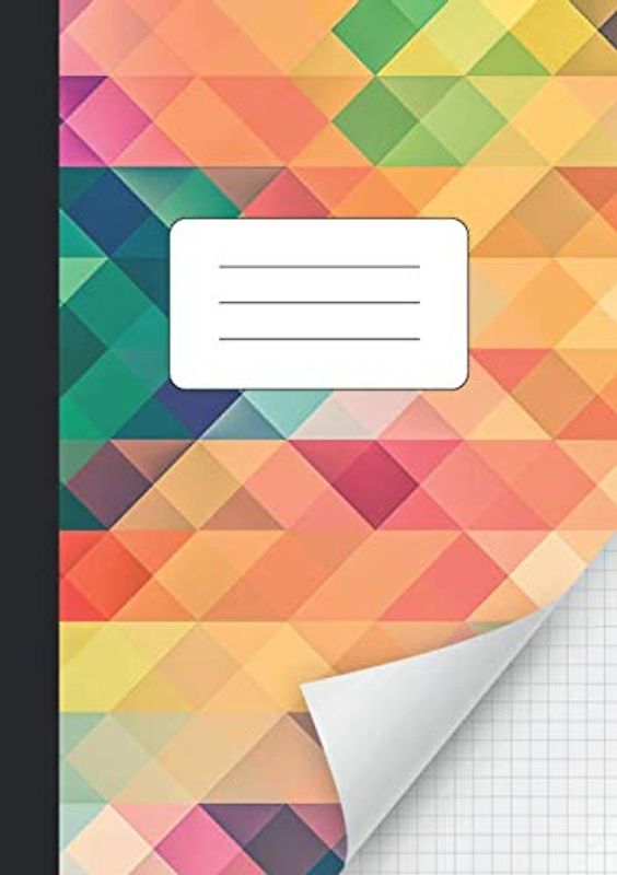 Schulheft - Kariert - Extra Dick: 110 Seiten | DIN A4 | Klebebindung | Matheheft | Für Schule & Studium