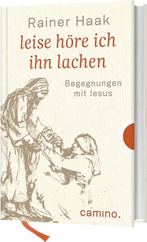 Leise höre ich ihn lachen