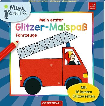 Mein erster Glitzer-Malspaß: Fahrzeuge