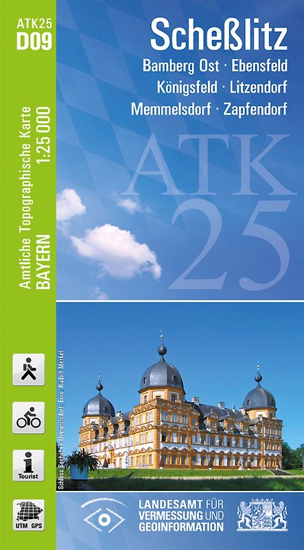 ATK25-D09 Scheßlitz (Amtliche Topographische Karte 1:25000)
