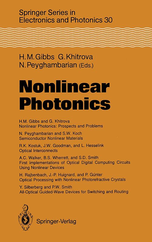 Nonlinear Photonics