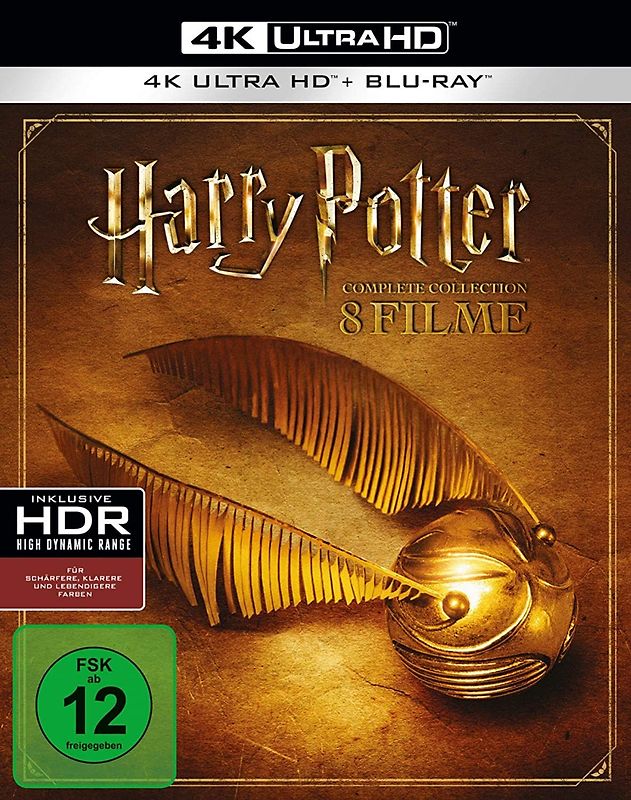 Harry Potter [Complete Collection, 4K Ultra HD, 16 Discs] 4K Ultra HD Blu-ray