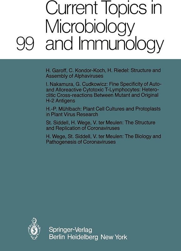 Current Topics in Microbiology and Immunology