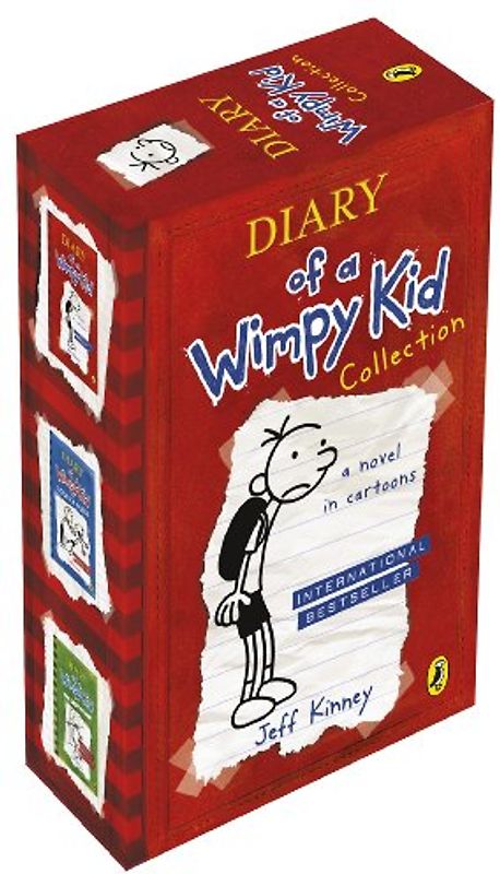 Diary of a Wimpy Kid Boxset: A Novel in Cartoons - Jeff Kinney