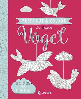 Press Out & Colour - Vögel