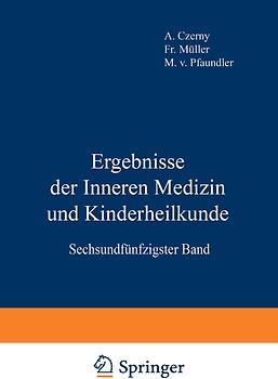 Ergebnisse der Inneren Medizin und Kinderheilkunde