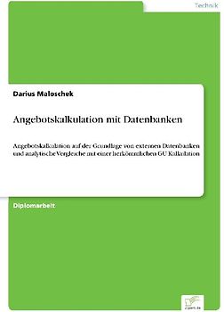 Angebotskalkulation mit Datenbanken