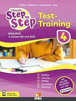 ENGLISH Step by Step 4 (Lehrplan 2023) | Test-Training