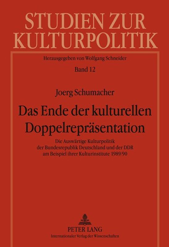 Das Ende der kulturellen Doppelrepräsentation