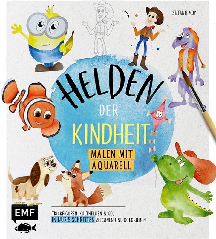 Helden der Kindheit – Malen mit Aquarell