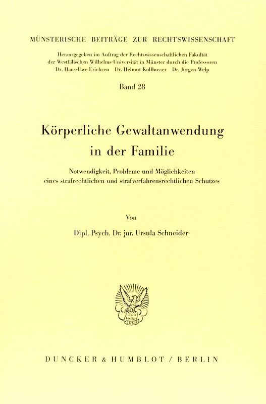 Körperliche Gewaltanwendung in der Familie.