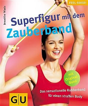 Superfigur mit dem Zauberband. Das sensationelle Rubberband für einen straffen Body. Button: Mit Orginal-Band
