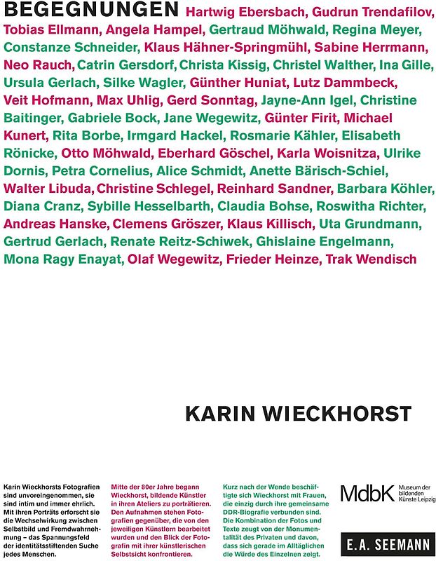 Karin Wieckhorst. Begegnungen