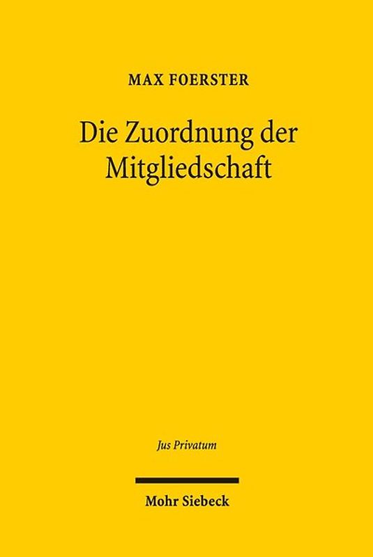 Die Zuordnung der Mitgliedschaft