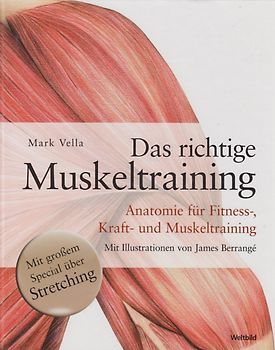 Das richtige Muskeltraining - Anatomie für Fitness-, Kraft- und Muskeltraining - Mark Vella [Gebundene Ausgabe]