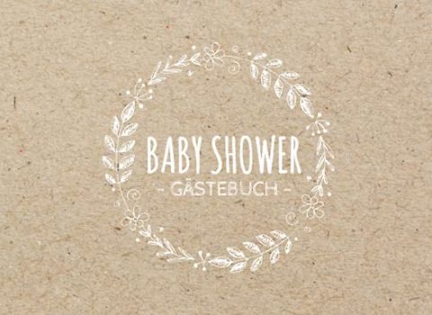 Baby Shower Gästebuch: Erinnerungsalbum zum Ausfüllen von Gästen & zum Einkleben von Fotos | Neutrales Design Junge & Mädchen | Gastgeschenk Babyparty | Babyshower Geschenkidee Boy & Girl