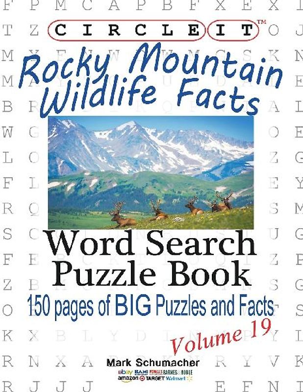 Circle It, Rocky Mountain Wildlife Facts, Word Search, Puzzle Book