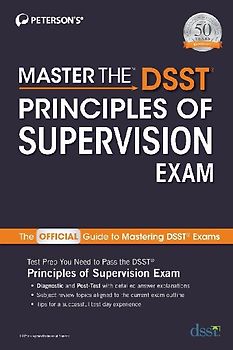 Master the Dsst Principles of Supervision